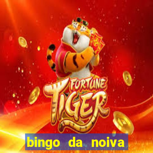 bingo da noiva para imprimir